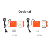 8 Way Distribution Amplifier IRS Loop-through Terrestrial TV&amp;Radio Distribution Amplifier 87-2350MHz TV Antenna Signal Booster