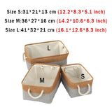 Personalized Pet Toy Storage Basket Toy Clothes Bin Dog Custom Name DIY Canvas Collapsible Box Free Print ID Pet Accessories
