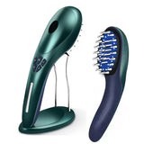 RF Laser Vibration Massage Comb Red Blue Light Anti Hair Loss LED Positive and Negative Ions Hair Growth Comb 14ml Rechargeable