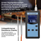 Battery Internal Resistance Tester Four-wire Battery Voltage Resistance Tester Hydrogen Phosphate Lithium Button Battery