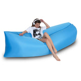 Foldable Inflatable Sofa Inflatable Loungers Couch Sleeping Bed For Outdoor Travel Camping Hiking Swimming Pool Beach Parties