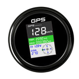 Digital GPS Speedometer Screen Red Backlight IP67 Waterproof Odometer for Boat