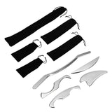 5PCS Stainless Steel Guasha Body  Muscle Back Massage Scraper Physical Therapy Fascia Knife Release Physiotherapy Health Care