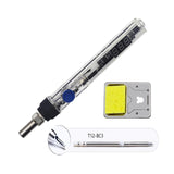 T12 75W Mini Electric Soldering Iron Adjustable Temperature Solder Welding Station DC 12-24V Digital Display DIY Handle Kit SH72