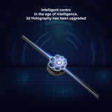 3D Fan Hologram Projector WIFI Advertising Display Logo Projector Remote Advertising Display Led Sign Holographic Lamp Player