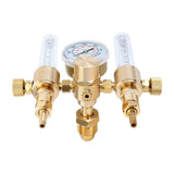 Dual Output Argon CO2 Gas Regulator Flowmeter 0-60CFH CGA580