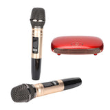 Handheld Wireless Microphone Kit USB Sound Card Coaxial Input Home Bluetooth Microphone for Mobile Phone TV Computer 100-240V