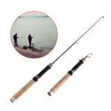 New Winter Ice Fishing Rod Telescopic Mini Combo Pen Lures Tackle W0YB