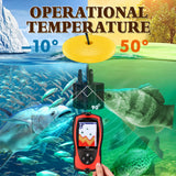 FF1108-1CT Portable Fish Finder 100M/300FT Depth Fish Alarm Wired Fish Detector Waterproof Echo Sounder Sonar Fish