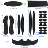 Dropship-3 Set Helmet Pads,Bicycle Helmet Pads,Universal Bicycle Replacement Helmet Sponge Pads Set