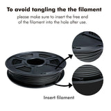 TPU Filament 1.75mm 0.5kg High Accuracy Flexible TPU 3D Printer Filament for Printing Keyrings Insoles Mobile Phone Cases