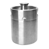 2L Stainless Steel Home Brew Mini Keg Growler Wine Beer Brewing DIY Making Tool