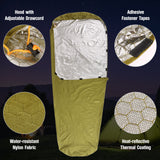 Emergency Sleeping Bag Lightweight Waterproof Thermal Emergency Blanket Survival Gear for Outdoor Adventure Camping Hiking