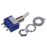 5 Pcs AC 3A/250V 6A/125V ON/ON SPDT Mini 2 Position Latching Toggle Switch