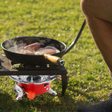 1pcs Windproof Stove Lotus Long Tube Camping Energy-saving Safe Hot Pot Boiler Outdoor Picnic Supplies