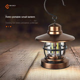Cross Border Outdoor Camping Carry Light Led Rechargeable Tent Light Horse Light Retro Light Luxury Atmosphere Camp Lighting