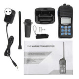 Marine 2 Way Radio 5W Clear Sound Handheld VHF Walky Talky Floating for Port Logistics