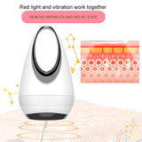 Mini Vibration Eye Face Massage Skin Tightening Lifting Machine Microcurrent Red Light Therapy Beauty Anti aging Remove Wrinkle