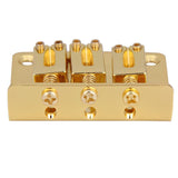 Cigar Box Guitar Parts: 3-string Hard-tail Adjustable Bridge