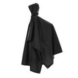 3-in-1 Waterproof Rain Poncho Lightweight Hooded Rain Coat Picnic Mat Blanket Sun Shelter for Outdoor Camping Hiking Climbing