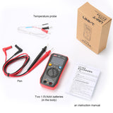 UNI-T Auto Range Mini Digital Multimeter Temperature Tester UT123 Data Hold AC DC Voltmeter Pocket Voltage Ampere Ohm Meter