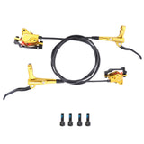 MEROCA Bike Oil Disc Brake MTB Hydraulic Disc Brake Kit Front Rear Bicycle Brake Calipers Clamps with 160mm Rotors for MTB Bike