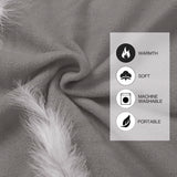Adult Fleece Sleeping Bag Liner, Microfiber Blanket Outdoor Blanket for Backpacking Camping Hiking Picnic Hotel Office Trave