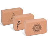 Soft Nature Wood Yoga Brick Cork Yoga Block Body shaping Gym and home work out Eco Friendly