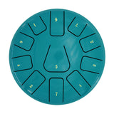 8 Inch Steel Tongue Drum 11 Notes Handpan Drum with Drum Mallet Finger Picks Drum Bag Percussion Instrument for Meditation Yoga