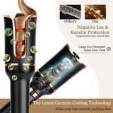 Big Wave Curling Iron Automatic Electric Hair Curling Multifunctional Spiral Ceramic Heating Smart Hair Curl Straight Curling