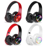 Wireless Bluetooth 5.0 B39 Headphones Foldable Sport Earphone LED Light Music Earphones With Mic Support TF Card Phone Calls