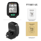 New Generation Full Screen Socket Tester Ground Zero AC Voltage Tester 30V-250V RCD Test Plug Polarity Phase Check EU/US/UK