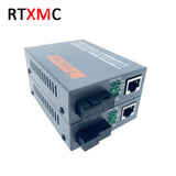 Gigabit Fiber Optical Media Converter 10/100/1000Mbps Single Mode Single Fiber SC Port  External Power Supply
