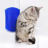 Corner Pet Brush Comb Play Cat Toy Plastic Scratch Bristles Arch Massager Self Grooming Cat Scratcher Corner Pet Brush Comb Pla