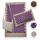 Non-Slip Acupressure Cushion Massage Mat Body Pain Spike Fitness Pilates Exercise Pillow Yoga Mat Gift Bag Applicator Relaxation