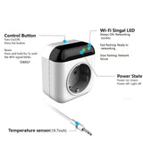 Smart Wifi Thermostat Plug Outlet Temperature Controller 15A Wireless Plug-in Socket Schedule Timer Electric Switch for Heating