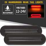 2pcs 12V 24 Truck LED Tail Light 3 In 1 Rear Lamp Stop Reverse Safety Indicator Fog Lights for Trailer Truck Car Taillight