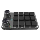 Bluetooth USB Custom 9 Keys 12 Keys Keyboard Volume Knob Programming Macro Gaming Photoshop Keypad Mechanical Keyboard