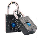 Smart Biometric Thumbprint Door Padlocks Rechargeable Door Lock Fingerprint Smart Padlock USB Keyless Quick