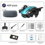 CS02 Mini WiFi FPV HD Camera Altitude Hold Mode Foldable RC Drone Quadcopter Toy airplane remote control drone children kids toy
