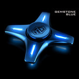 Fidget Spinner Adult Antistress Hand Spinner Toy with Luminous Rotation Metal Gyroscope Glowing Stress Reliever Spinning Top Toy