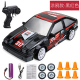 2.4G Drift Racing Car Toy 4WD Rapid Drift Racing Car Remote Control GTR AE86 Vehicle Car Toy for Children Gifts VS WLtoys 284131