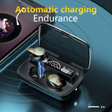 Hot Sale New M18 Wireless Bluetooth 5.0 Earphone HIFI Mini In-ear Sports Running Headset Phones HD Call
