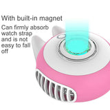 2020 Summer Mini Fan Leafless Turbo Style Handheld USB Rechargeable Wearable Portable Desktop Fan with Rotating Dial Strap