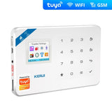 W181 Tuya Wifi Burglar Home Alarm GSM IOS Android APP Control Auto Dial LCD GSM SMS Burglar Alarm System For Home Security