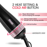 7 in 1 Kit Hair Straightening Comb Set Hair Dryer Brush Multifunctional Hot Cold Wind Curling Straightening Curling Iron Comb