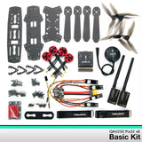 Holybro Pix32 V6 QAV250 Complete Kit FPV Quadcopter W/Pix32 V6 Autopilot M8N GPS 2300KV Motor 433MHZ/915MHZ Telemetry Drone