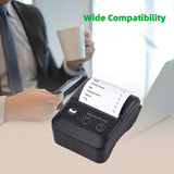 Portable Bluetooth-compatible Label Printer 58mm Wireless Thermal Printer Label Maker for Store Shipping Mini Label Printer