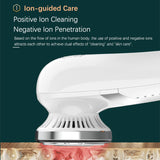 RF Hot Cold Beauty Instrument Facial Massage Introducer Lifting Tightening EMS Microcurrent Ion Deep Cleaning LED Light Therap