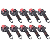 10Pcs Camping Suction Cup Strong Suction Heavy Duty Cups With Securing Hook Tie Down For Car Side Awning Boat Tent